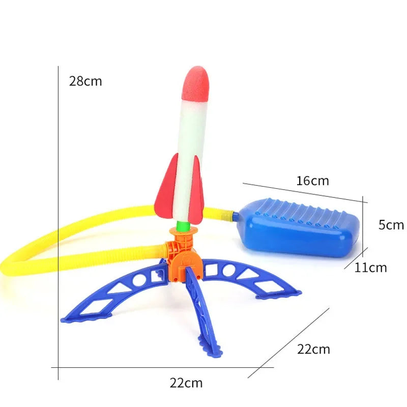 🦶🚀 Jump, Stomp & Launch! Air Rocket Launcher Set for Kids – Outdoor Energy Fun 🎯🌤️ - ThiGui