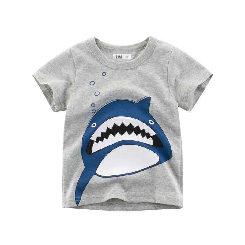 👕Cool & Comfy Cartoon T-Shirts for Boys – Perfect for Summer Fun! - ThiGui