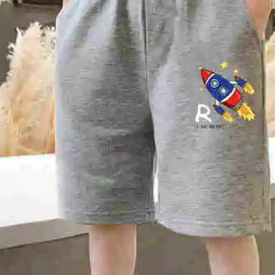 🌌 🚀 Space-Themed Summer Shorts for Boys – Comfy Cotton, Cool Design & Handy Pockets! 🌞👦🚀🩳 - ThiGui