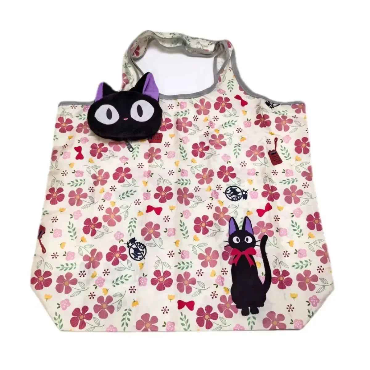 🛍️ Cartoon Foldable Tote Bag – The Must-Have Sidekick for Mums on the Go! 🐱🌈 - ThiGui