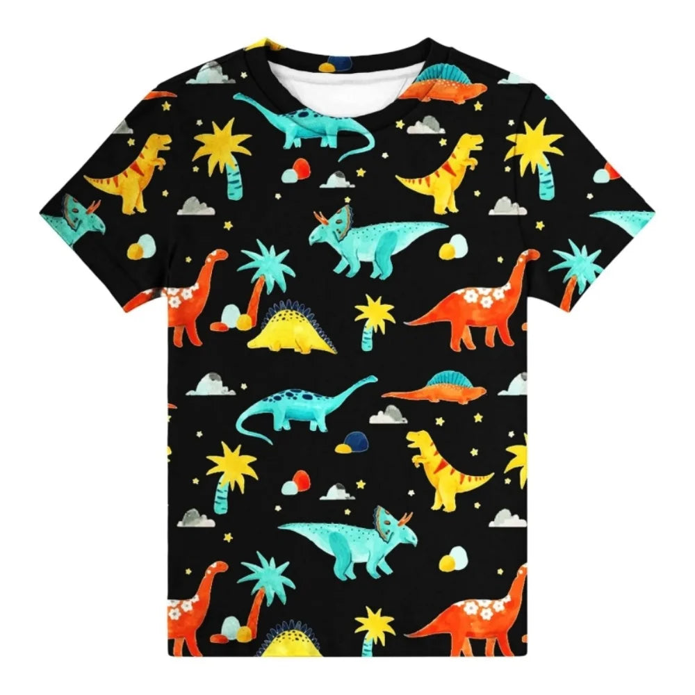🌟 Fierce & Fun! 3D Dragon T-Shirt for Boys 🐉🔥 – The Ultimate Summer Tee - ThiGui