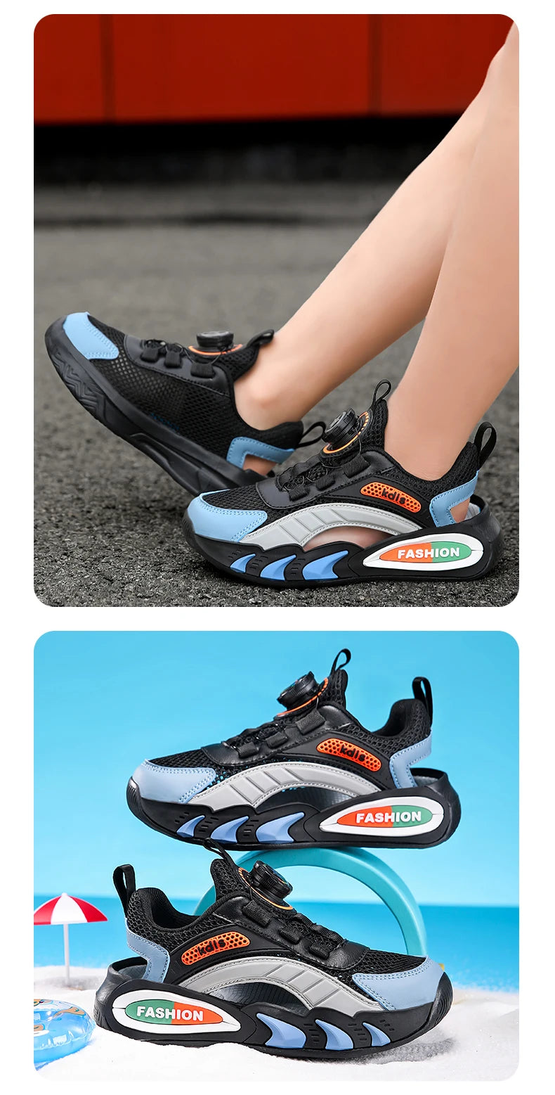 🌟 Light-Up Their Steps! 💨 Breathable Spring Sneakers for Boys 👟✨ - ThiGui