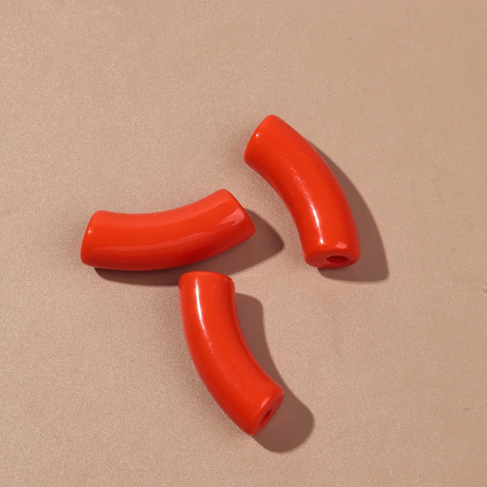 🌈 Lot de 20 Perles Tubes Arc-en-ciel – Idéal pour Créer des Bijoux Colorés et Fun ! 💫🧵 - ThiGui