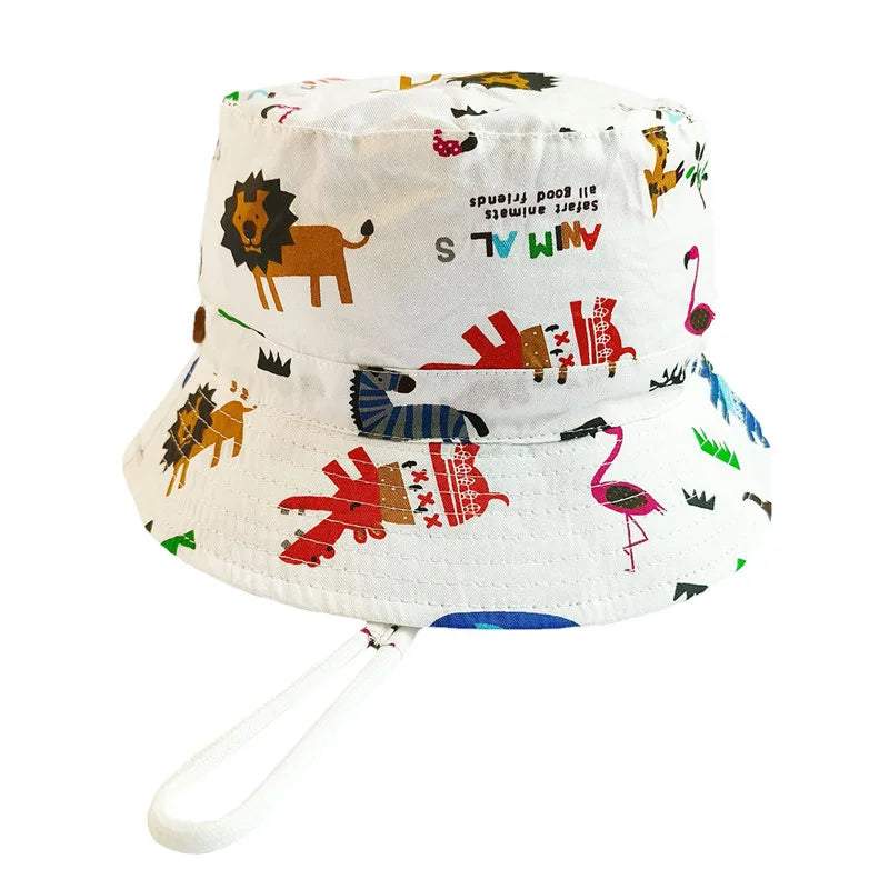 🧢 Cool & Covered! Lightweight Panama Bucket Hat for Babies & Toddlers ☀️🌿 - ThiGui