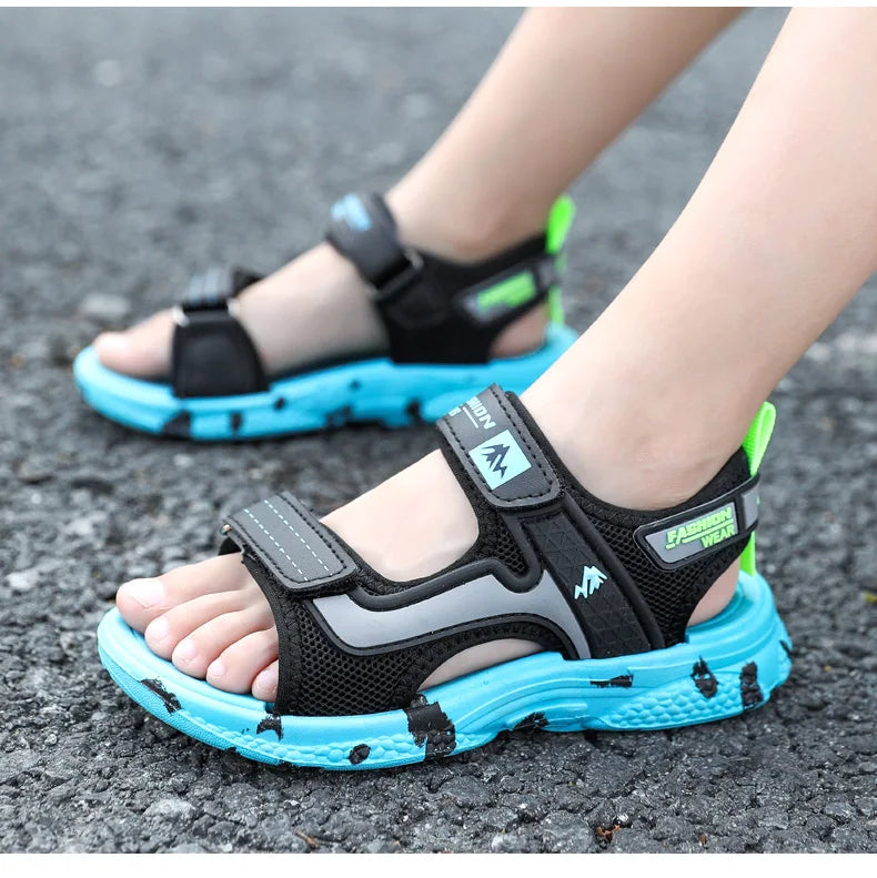 🏖️ Adventure-Ready! Camouflage Summer Sandals for Active Boys 👣💥 - ThiGui