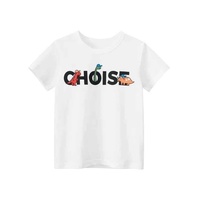 👕 Adorable Boys’ Summer Cotton Tees – Cartoon Fun for Ages 2-9! - ThiGui