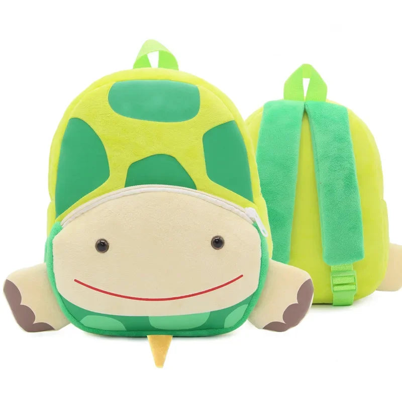 🦁 Cuddly Animal Backpack – Soft Plush Bag for Little Adventures! 🎒💛 - ThiGui