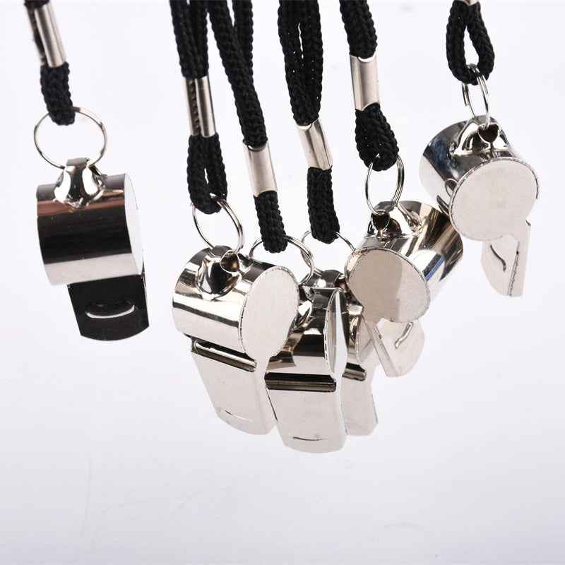 Super Loud Stainless Steel Whistles – 5-Pack with Lanyards for Busy Boys & Safety-Conscious Mums - ThiGui