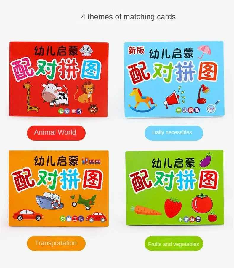 🧩 Animal Matching Puzzle – First Learning Fun for Curious Little Ones! 🐘🎓 - ThiGui