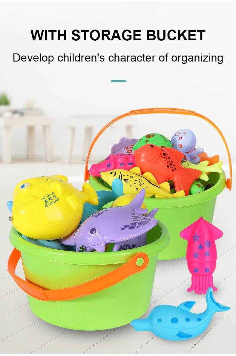 💦Splish Splash Fishing Bash – Magnetic Rod & Pool Toy Set for Curious Kids - ThiGui