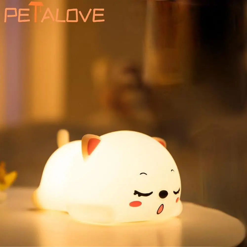 🐼🌙 Sweet Dreams Light – Soft Silicone Animal Night Lamp for Kids 💡🧸 - ThiGui