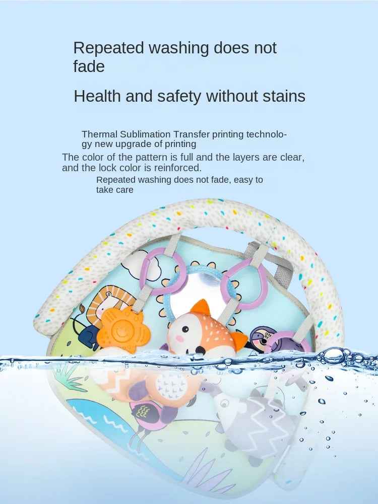 🍼 Car Seat Activity Toy – Kick, Grab & Explore on the Go! 🚗🎠 - ThiGui