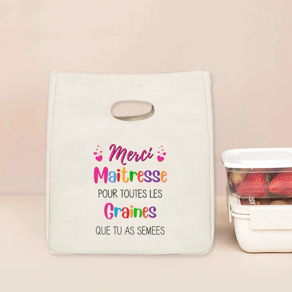 🍱 Thank You Teacher Thermal Lunch Bag – A Warm Hug in a Practical Gift! 🌟 - ThiGui