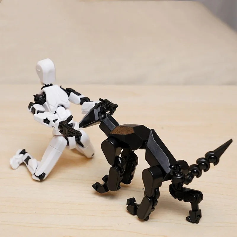 🦸‍♂️ Light-Up Titan Warriors! T13 Action Figures 🔦 | Pose, Play & Battle with Glowing Heroes - ThiGui