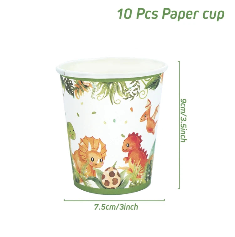 🦖 Roarsome Dino Tableware Set – Make His Birthday Wild & Easy! 🎉🍽️ - ThiGui