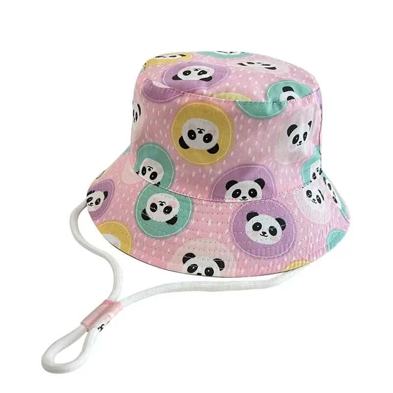 🧢 Cool & Covered! Lightweight Panama Bucket Hat for Babies & Toddlers ☀️🌿 - ThiGui