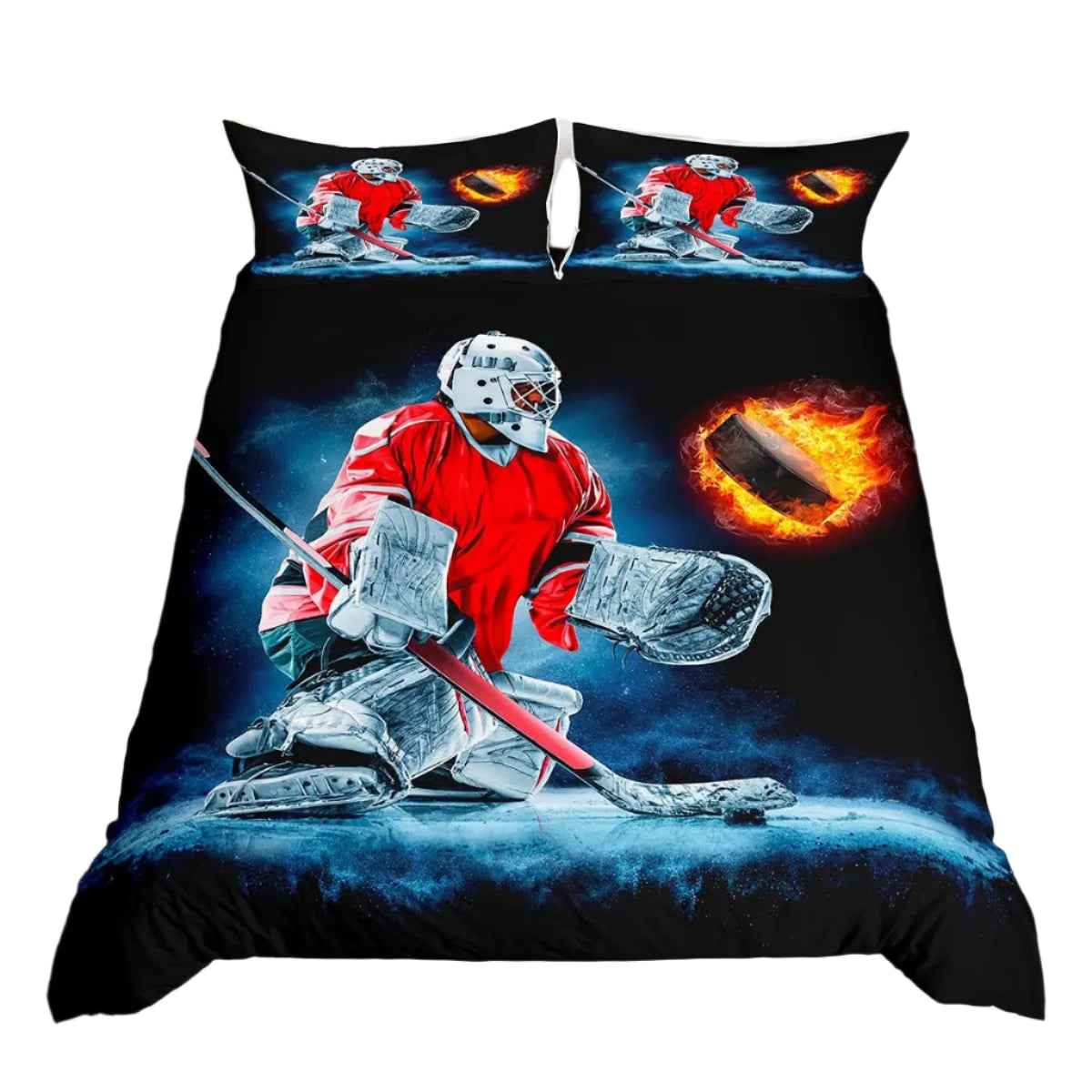 🏒 Ice Hockey Hero Duvet – Cool & Sporty Bedding for Boys Who Love the Game! - ThiGui