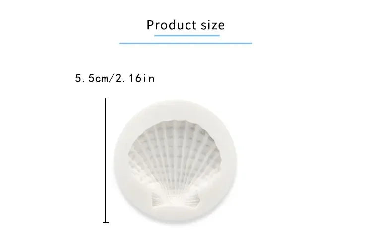 🐚 Bake Like a Beachy Dream – Silicone Shell & Conch Mould Set for Sweet Creativity! 🧁🌊 - ThiGui