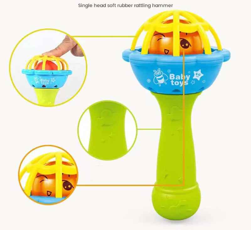 👶 Baby’s First Sensory Rattle – A Tiny Toy with Big Benefits! 🎈🐘 - ThiGui