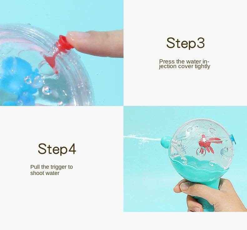 🐳Cartoon Light-Up Water Gun for Boys That Makes Every Splash Brighter and More Fun - ThiGui