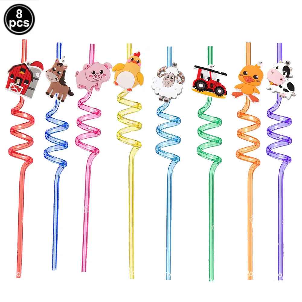 🐷Oink, Moo, Baa – Adorable Farm Animals Tablecloth for a Barnyard Bash! 🐮🐑 - ThiGui