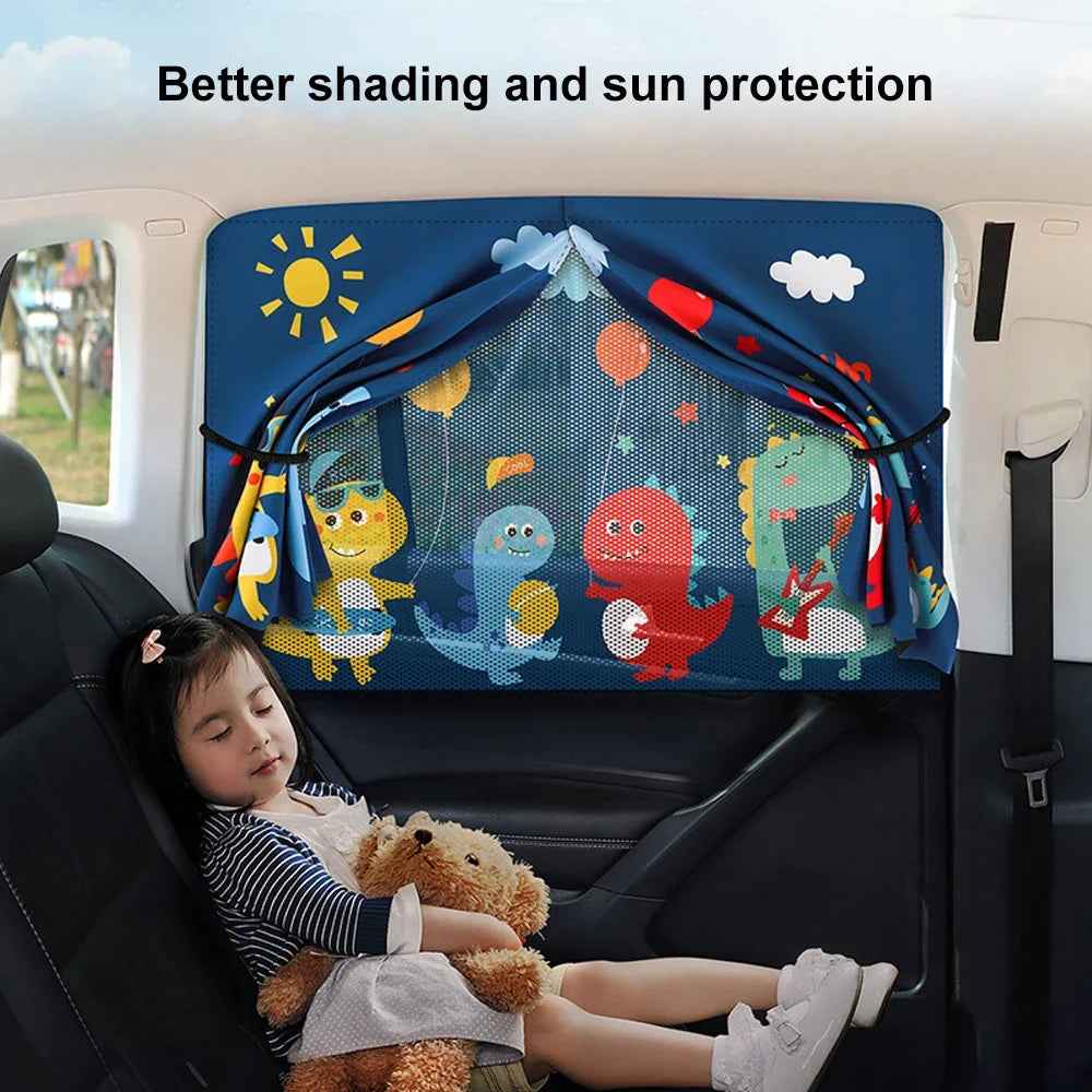 🌞Adorable Magnetic Car Curtains to Keep Your Little Ones Cool and Happy! - ThiGui