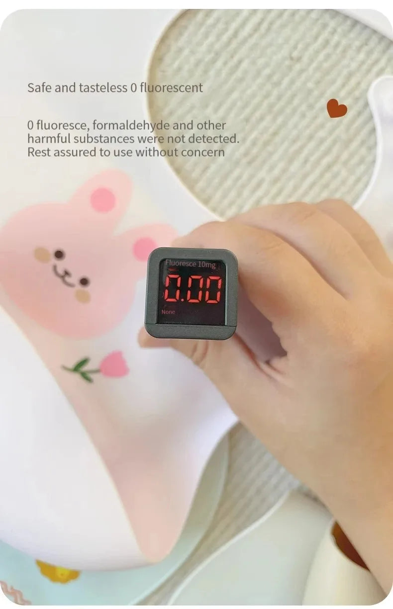 🐻🍽️ Soft Silicone Baby Bib – Cute, Comfy & Totally Mess-Proof! 💧👶 - ThiGui