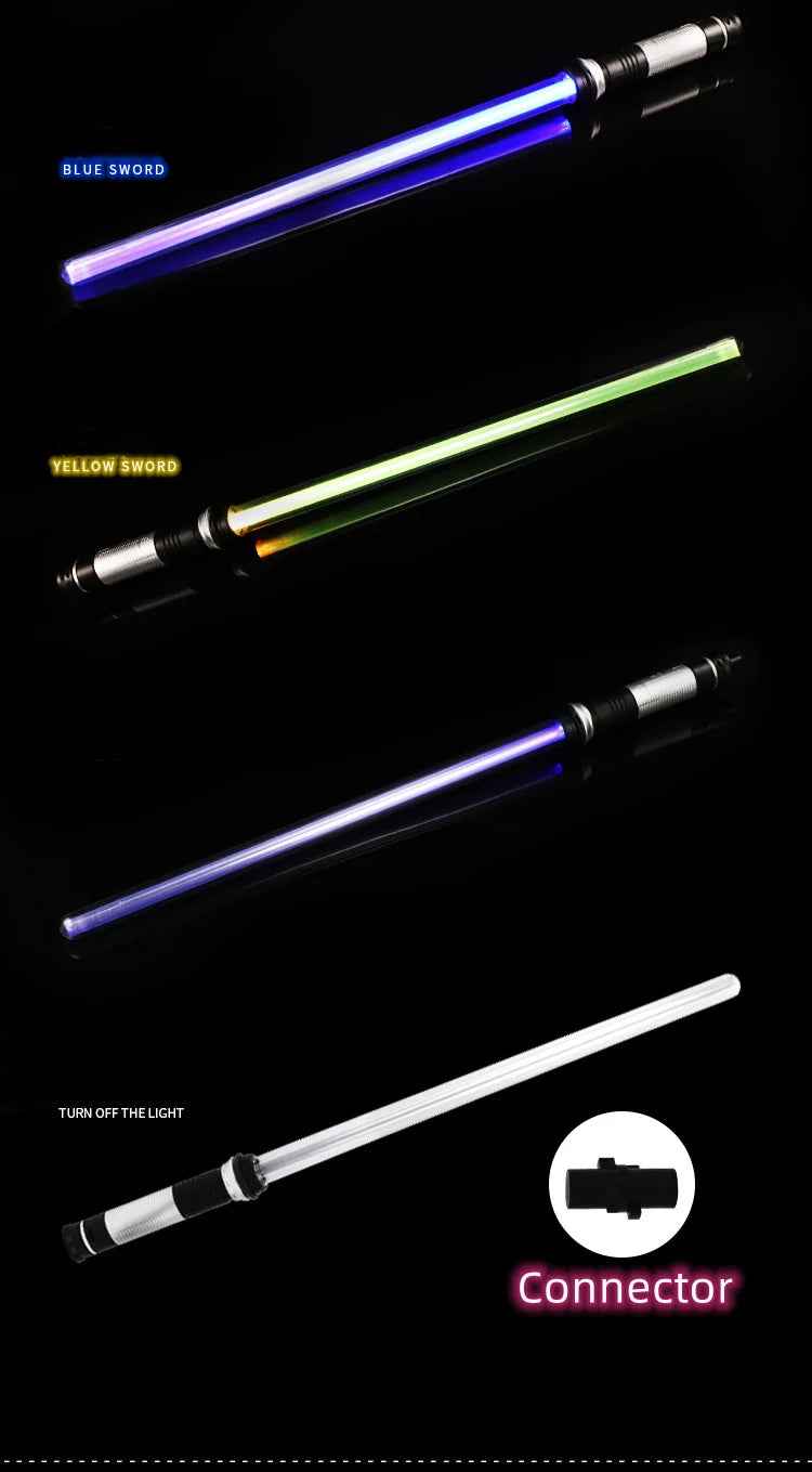 🌈Glow Like a Hero! The 2-in-1 Lightsaber Toy That Turns Boys into Jedi Knights - ThiGui