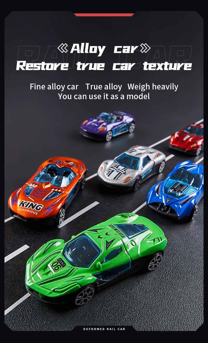 🚗 Rocket Racer Track Set – Loop, Launch & Transform into Hours of Fun! 🛞🚀 - ThiGui