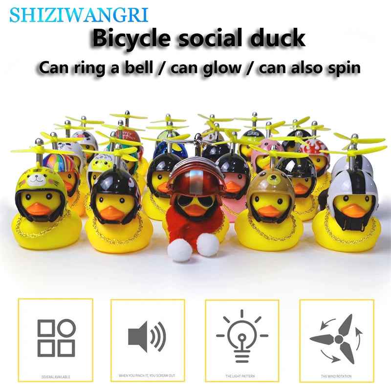 🚴Quack & Glow! The Little Yellow Duck That Lights Up Every Ride - ThiGui
