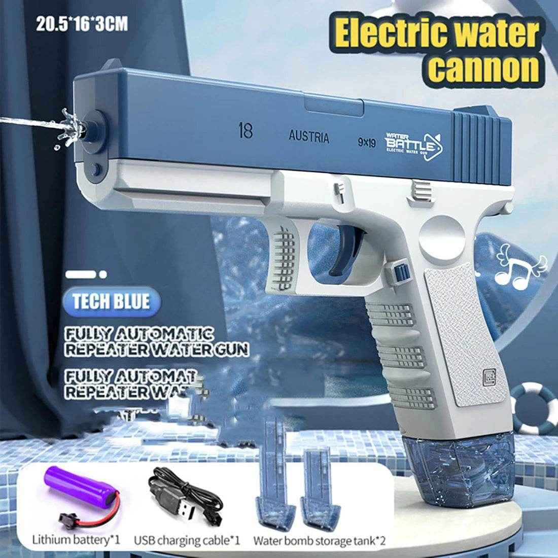 🎁Electric M416 Water Gun for Boys Who Want Epic Splash Battles This Summer - ThiGui