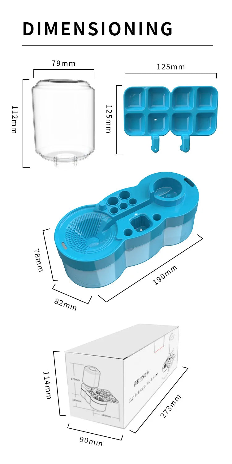 🧼 Clean Brushes in a Click! Automatic Paint Cleaner Bucket 🎨💧 | For Kids & Crafty Hands 👦👩‍🎨 - ThiGui