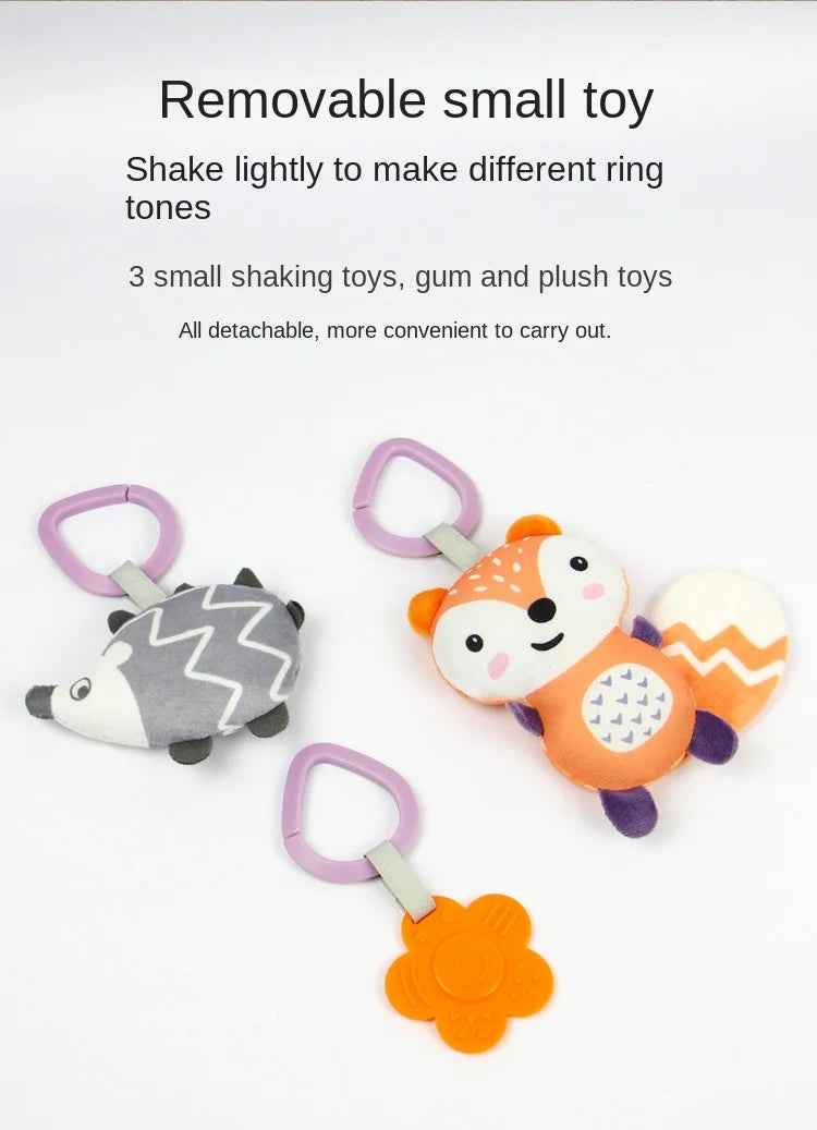 🍼 Car Seat Activity Toy – Kick, Grab & Explore on the Go! 🚗🎠 - ThiGui