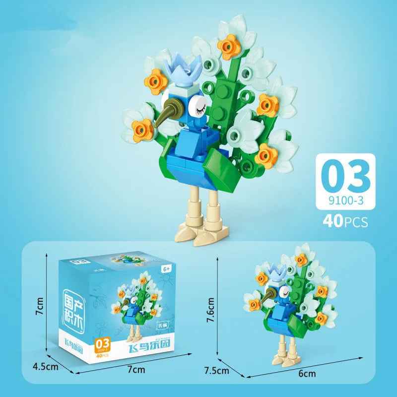 🕷️ Snap Together a Wild World – Insect & Animal Block Creatures for Kids & Collectors! 🐜🦂 - ThiGui