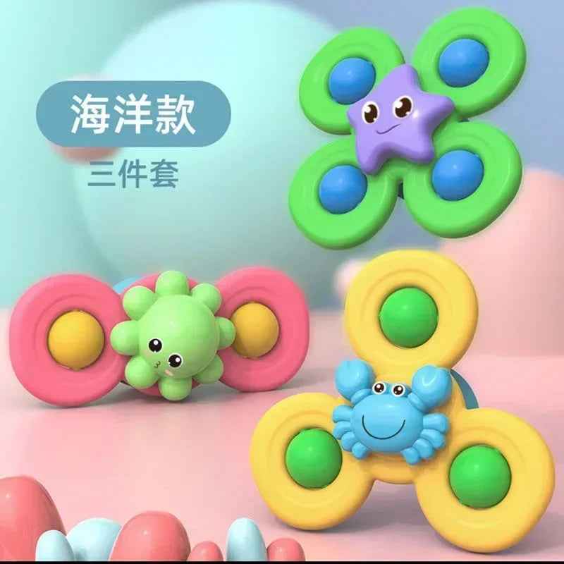 🌀 Spinner Suction Toys – Bath Time, Play Time, Anytime Fun! 🚿👶 - ThiGui