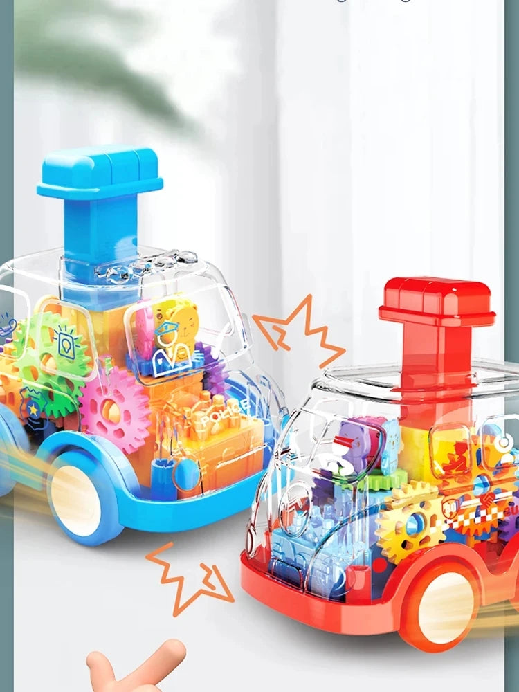 🚗 Zoom & Click Gear Car – Press-and-Go Fun for Curious Little Drivers! 🔧✨ - ThiGui