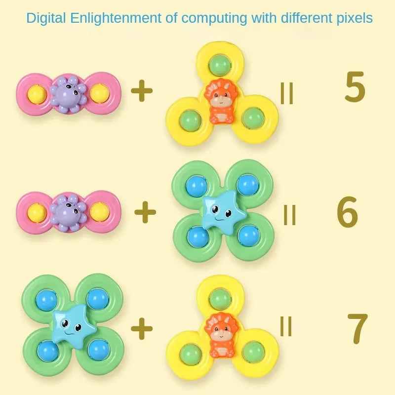 🌀 Spinner Suction Toys – Bath Time, Play Time, Anytime Fun! 🚿👶 - ThiGui