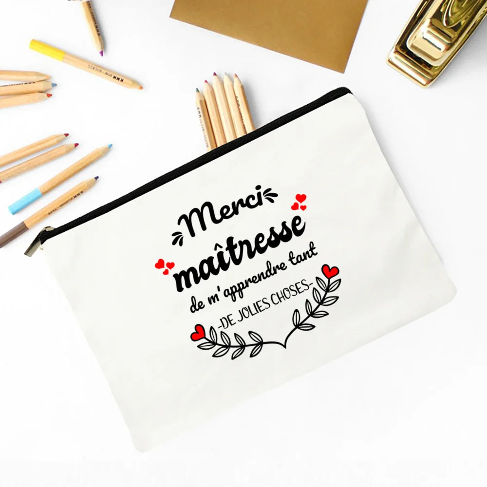 👜 Merci Maîtresse Pouch – The Sweetest Everyday Gift for Teachers & School Staff! 🎨 - ThiGui