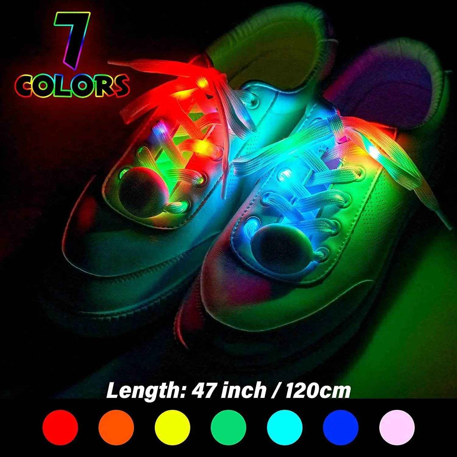 🌈Light-Up Party Shoelaces – Fun, Flashy & Fabulous for Your Little Adventurer's Feet! - ThiGui