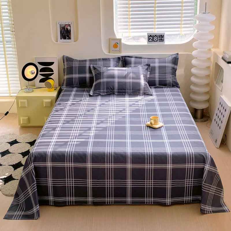 🛏️Fresh Flowers, Sweet Dreams – Soft Cotton Bed Sheet for Kids 🌸 - ThiGui