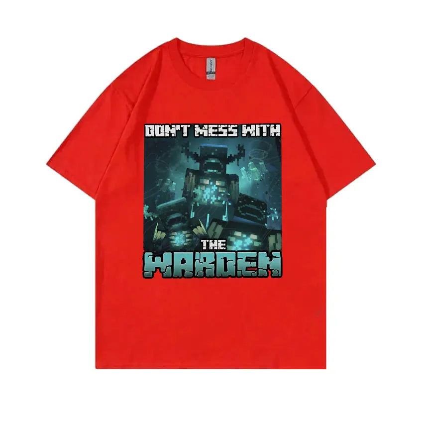 Game On Warden Tee 🎮🔥 Soft 100% Cotton Oversized Fun for Cool Boys - ThiGui