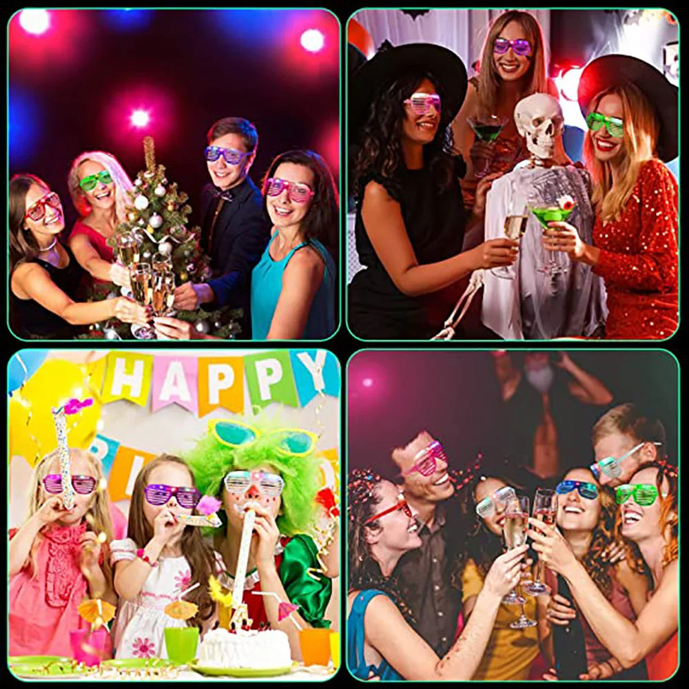 🎉 Glow Party Glasses – Light-Up Fun for Birthdays, Sleepovers & Celebrations! 😎✨ - ThiGui