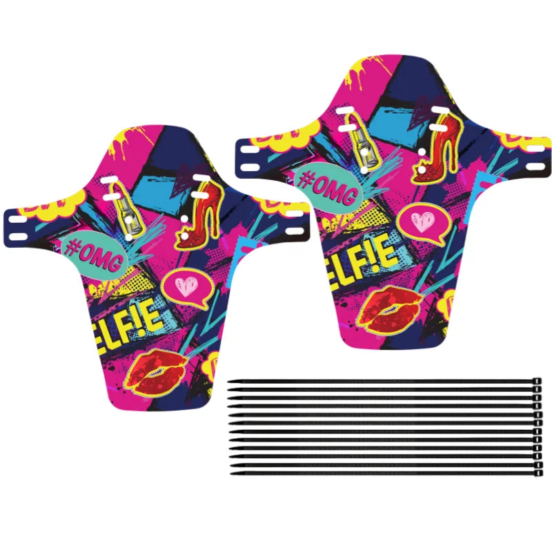 🚲 Front & Rear Mudguard Set | Universal Fit for Kids’ Mountain Bikes – No More Muddy Clothes! 🧼🌦️ - ThiGui