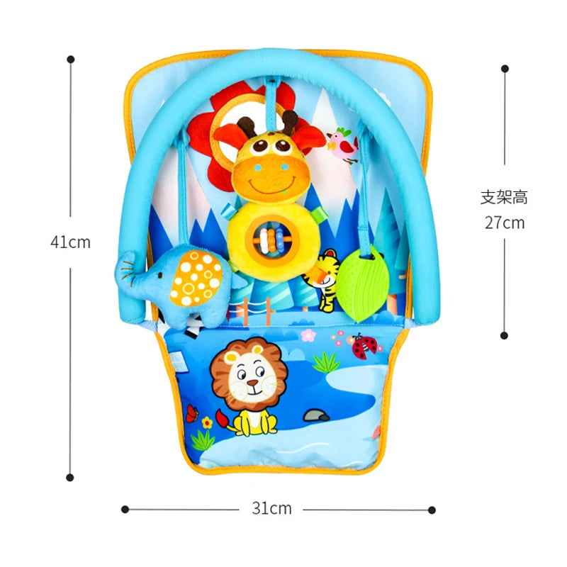 🍼 Car Seat Activity Toy – Kick, Grab & Explore on the Go! 🚗🎠 - ThiGui