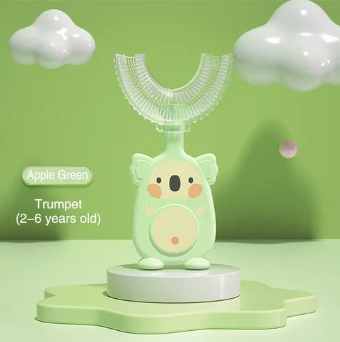 🦷 Gentle Silicone Toothbrush – Oral Care for Kids Ages 2 to 12 👶💧 - ThiGui