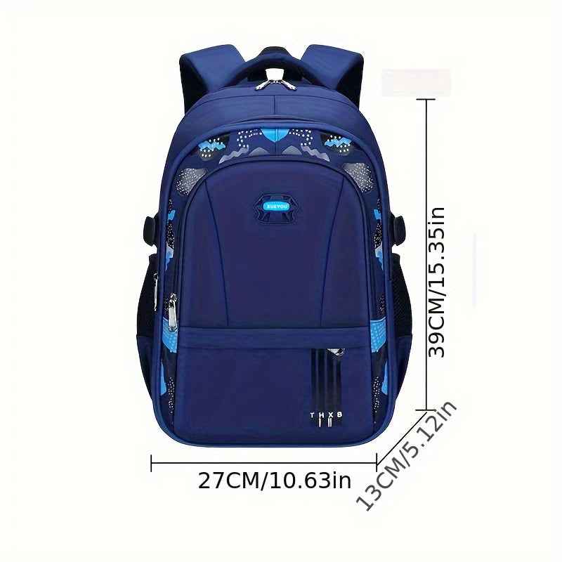 🎒 Perfect School Backpack for Boys Aged 6–12 – Comfy, Spacious & Super Cool! 🏫✨ - ThiGui