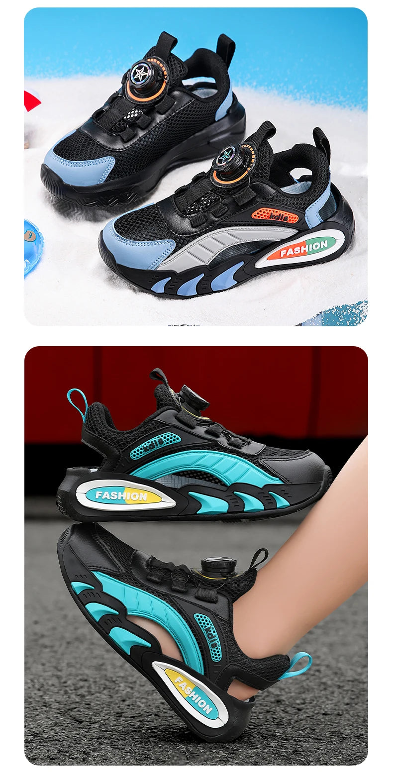 🌟 Light-Up Their Steps! 💨 Breathable Spring Sneakers for Boys 👟✨ - ThiGui