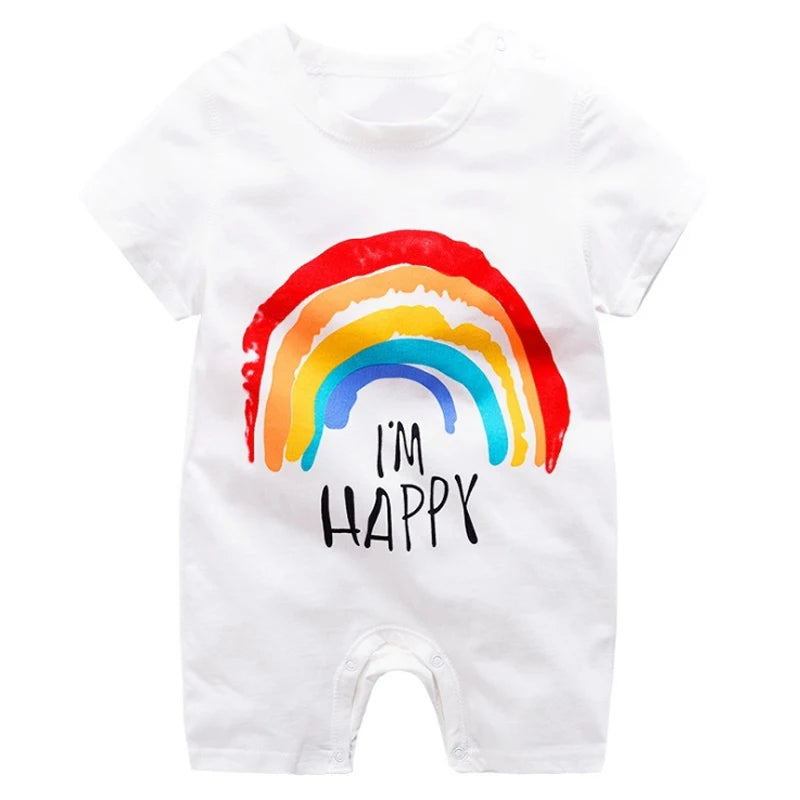 🍃 100% Cotton Summer Baby Romper – Soft, Safe & Super Sweet! 👶 - ThiGui