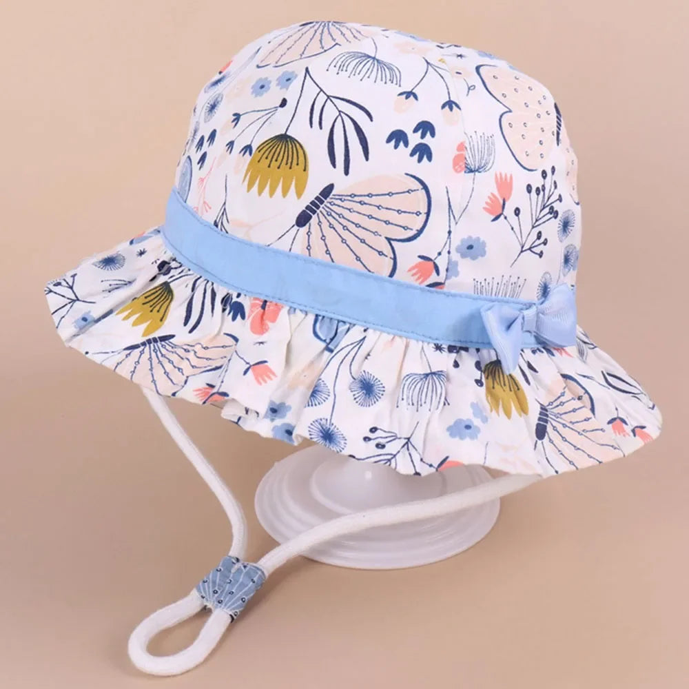 🧢 Cool & Covered! Lightweight Panama Bucket Hat for Babies & Toddlers ☀️🌿 - ThiGui