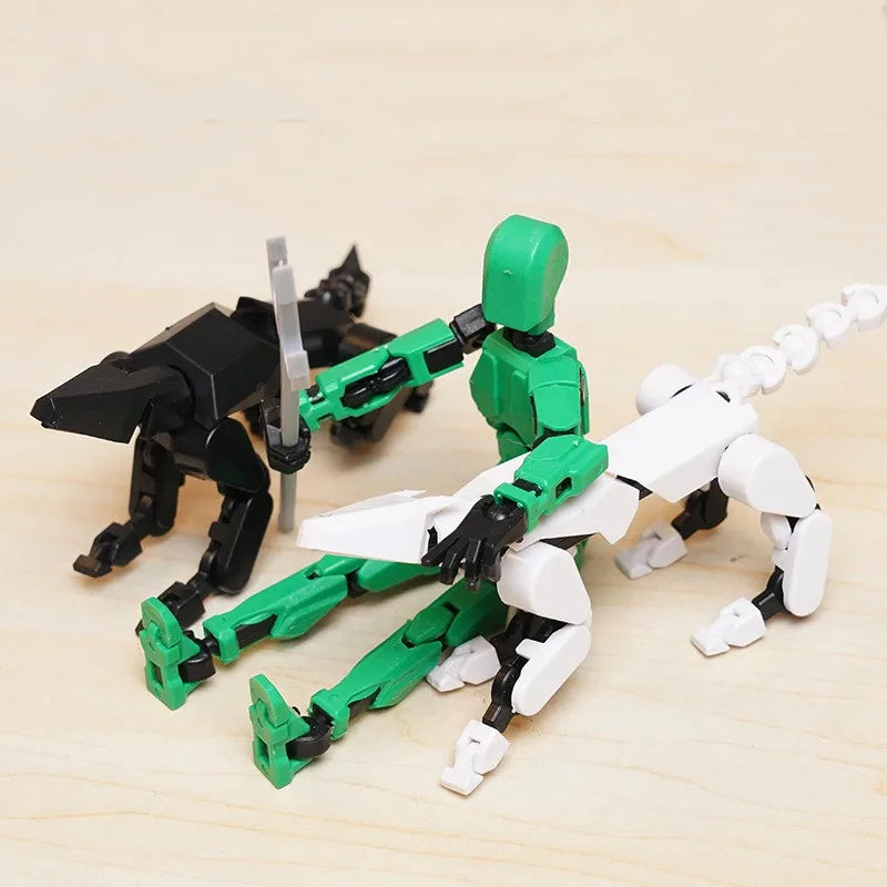 🦸‍♂️ Light-Up Titan Warriors! T13 Action Figures 🔦 | Pose, Play & Battle with Glowing Heroes - ThiGui